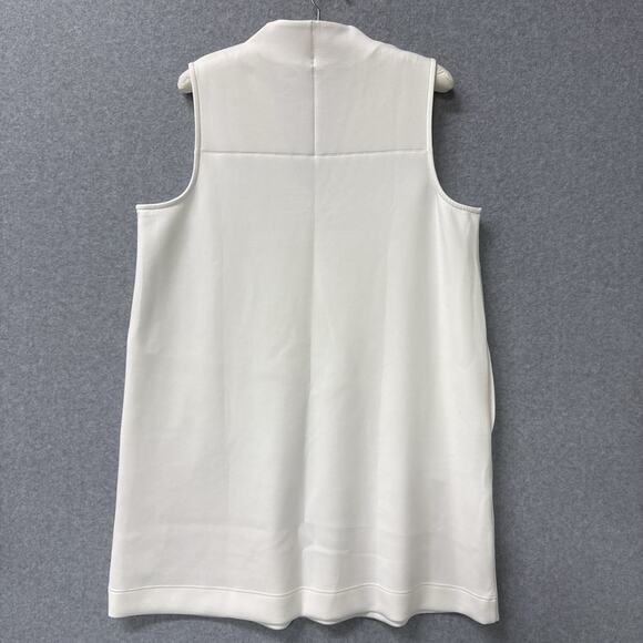 Spanx 50768R AirEssentials Powder White V-Neck Mini Dress Plus Size 1X - Picture 3 of 8